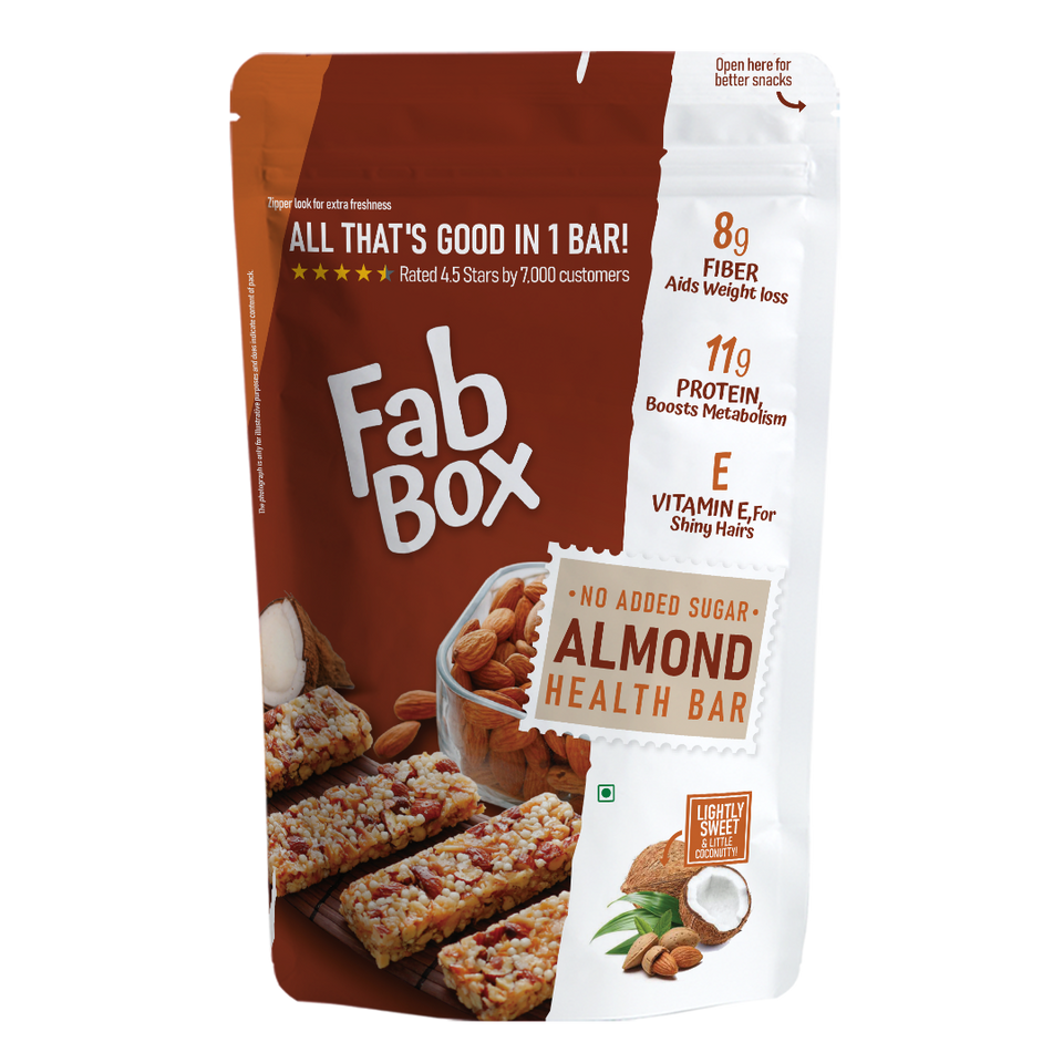 Almond Coconut Bar 120g - (30g* 4 bars)