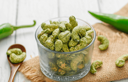 Green Chili Cashews